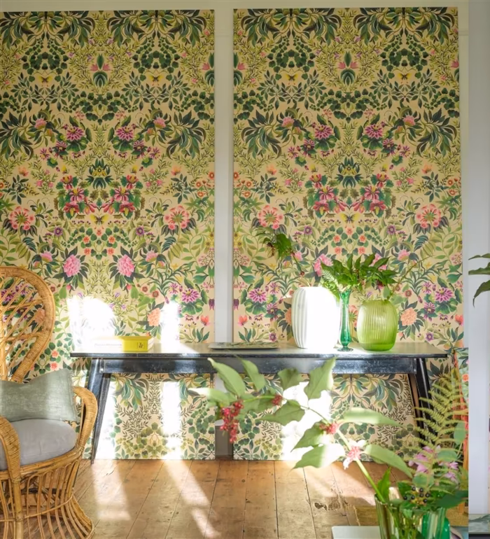 Designers Guild Wallpaper on the Costa del Sol
