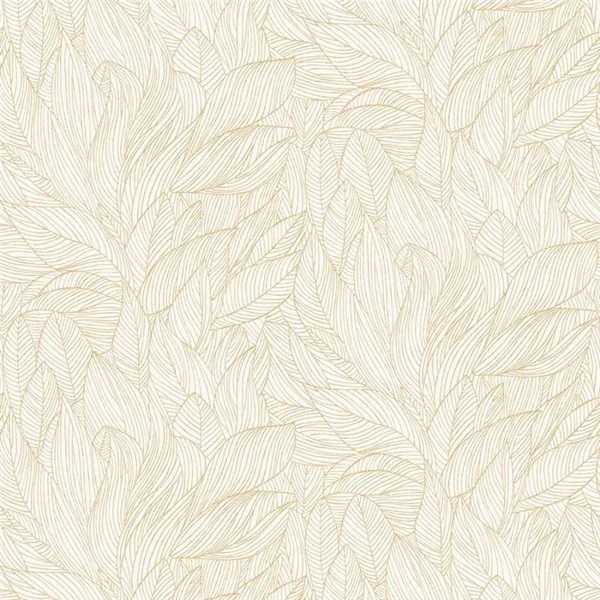 casamance-feuillage-dore-blanc casamance-papel-pintado floral